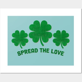 st patricks spread the love Posters and Art